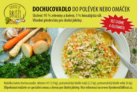 Přírodní dochucovadla Vyrobeno od Broži